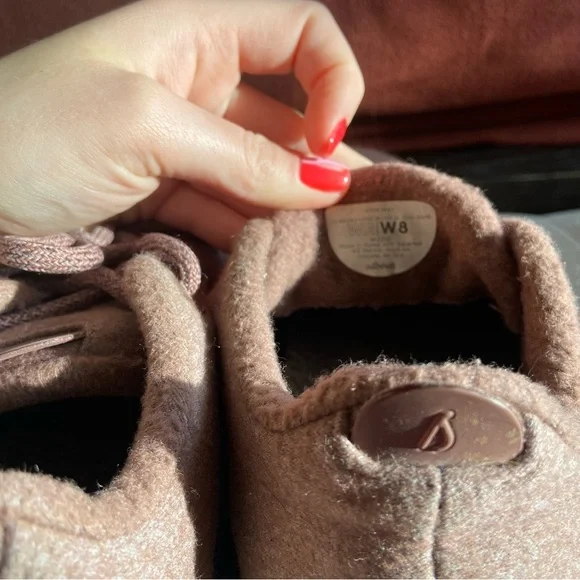 ALLBIRDS | Women's Size 8 Mauve Pink Merino Wool Runner Mizzles Sneakers Lace Up - Picture 4 of 5